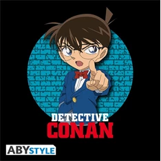 Detective Conan "Conan" fekete féri póló, XL méret Detective Conan "Conan" fekete féri póló, XL méret