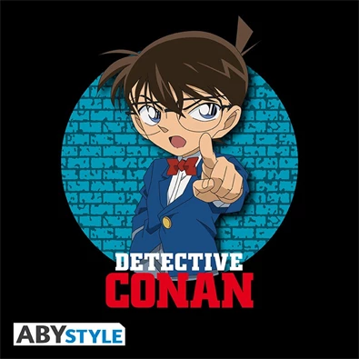 Detective Conan "Conan" fekete féri póló, XL méret Detective Conan "Conan" fekete féri póló, XL méret