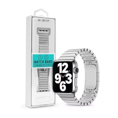 Devia ST325113 Apple Watch 38/40/41 mm ezüst fém óraszíj Devia ST325113 Apple Watch 38/40/41 mm ezüst fém óraszíj