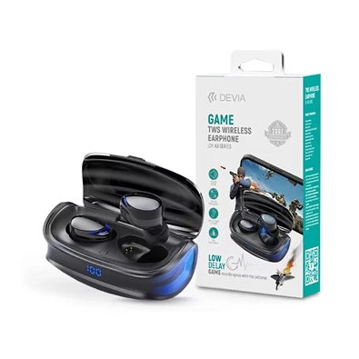 Devia ST351051 Joy A9 Game Series fekete True Wireless Bluetooth fülhallgató Devia ST351051 Joy A9 Game Series fekete True Wireless Bluetooth fülhallgató