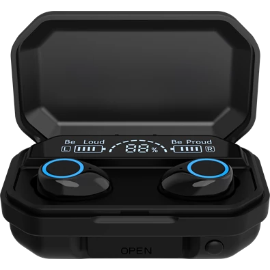 Devia ST355158 Joy A12 fekete True Wireless Bluetooth fülhallgató Devia ST355158 Joy A12 fekete True Wireless Bluetooth fülhallgató
