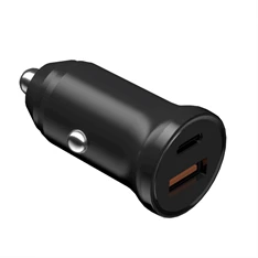 Devia ST385360 Smart Mini PD 30W+QC 3.0 USB+Type-C szivargyújtó töltő adapater Devia ST385360 Smart Mini PD 30W+QC 3.0 USB+Type-C szivargyújtó töltő adapater