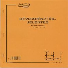 C.318-123/V A4 25x2lapos álló "Deviza pénztárjelentés" nyomtatvány C.318-123/V A4 25x2lapos álló "Deviza pénztárjelentés" nyomtatvány