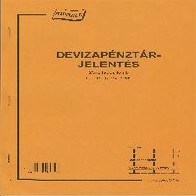 C.318-123/V A4 25x2lapos álló "Deviza pénztárjelentés" nyomtatvány C.318-123/V A4 25x2lapos álló "Deviza pénztárjelentés" nyomtatvány