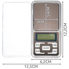 Ruhhy 500g-ig digitális zseb és ékszermérleg, mérési pontosság 0,1g Ruhhy 500g-ig digitális zseb és ékszermérleg, mérési pontosság 0,1g