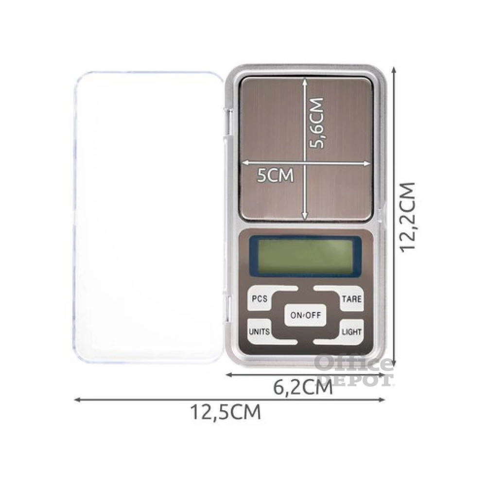 Ruhhy 500g-ig digitális zseb és ékszermérleg, mérési pontosság 0,1g