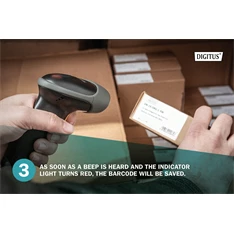 Digitus DA-81003 BT/RJ45/USB 1D/2D kézi vonalkódolvasó USB kit állvánnyal Digitus DA-81003 BT/RJ45/USB 1D/2D kézi vonalkódolvasó USB kit állvánnyal