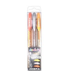 Zebra Doodlerz Glitter 3pcs set zselés toll