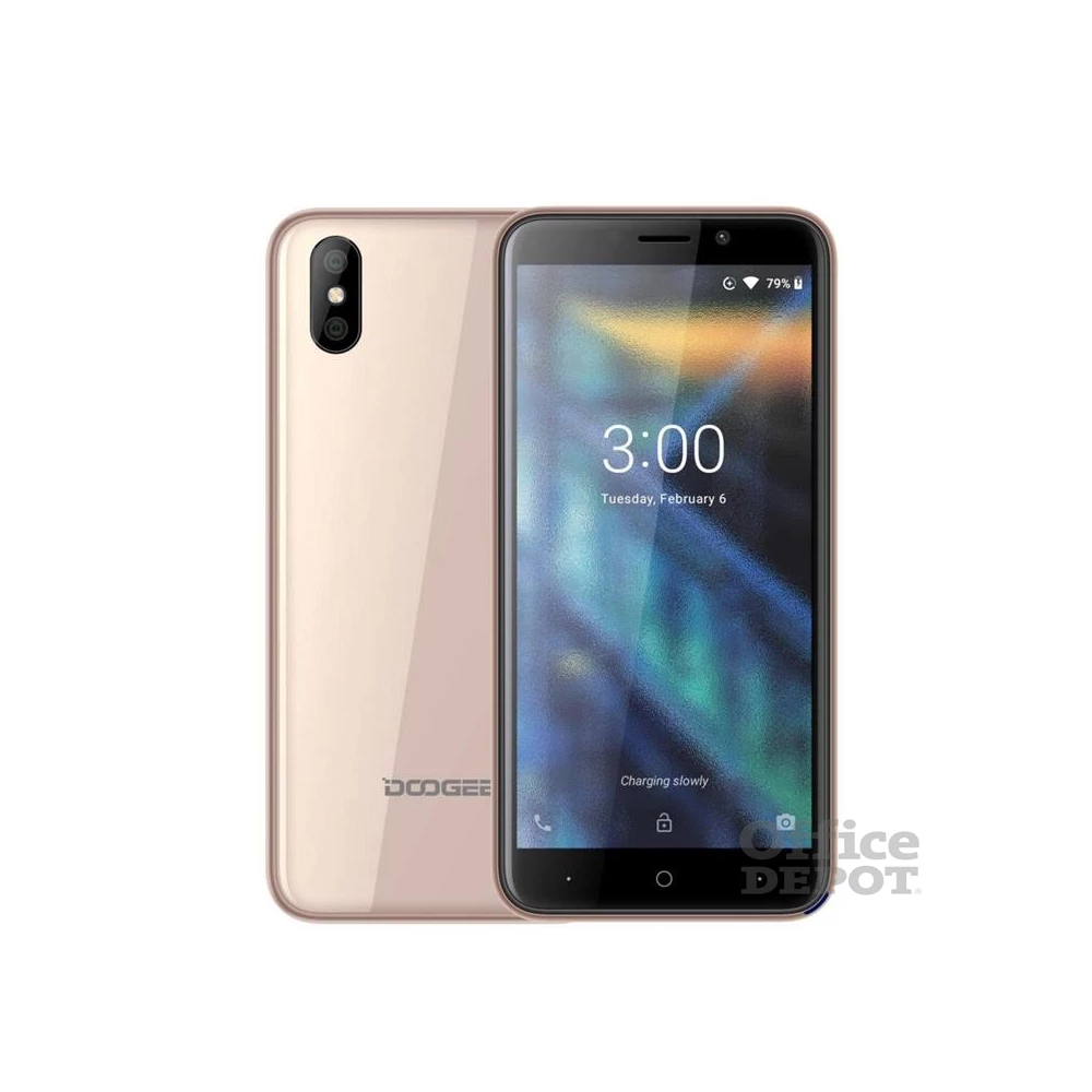 Doogee X50 5" 3G 8 GB Dual SIM arany okostelefon