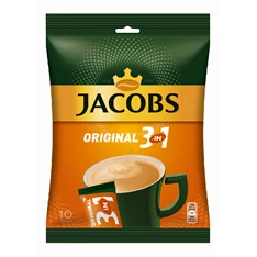 Douwe Egberts Jacobs 3in1 10x15,2g instant kávékeverék csomag Douwe Egberts Jacobs 3in1 10x15,2g instant kávékeverék csomag