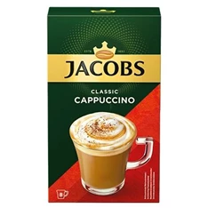 Douwe Egberts Jacobs Cappuccino Classic 8x11,6g instant kávékeverék csomag Douwe Egberts Jacobs Cappuccino Classic 8x11,6g instant kávékeverék csomag
