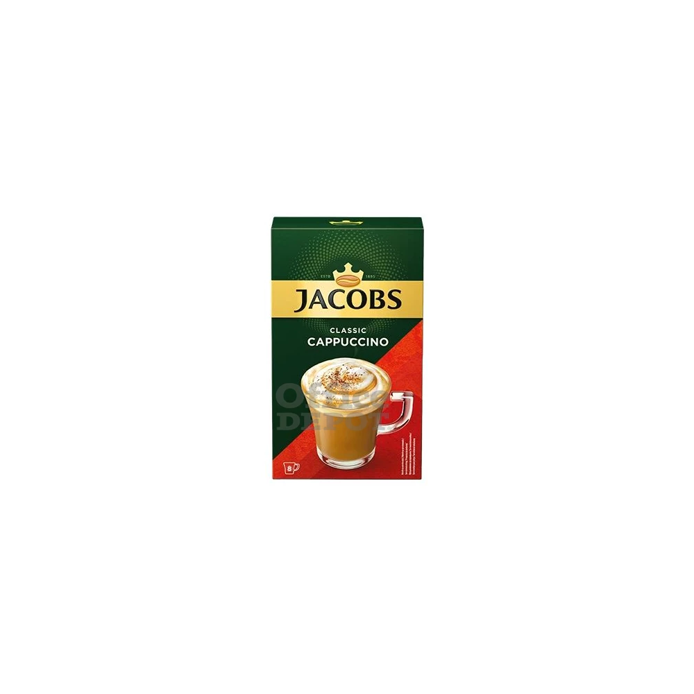 Douwe Egberts Jacobs Cappuccino Classic 8x11,6g instant kávékeverék csomag