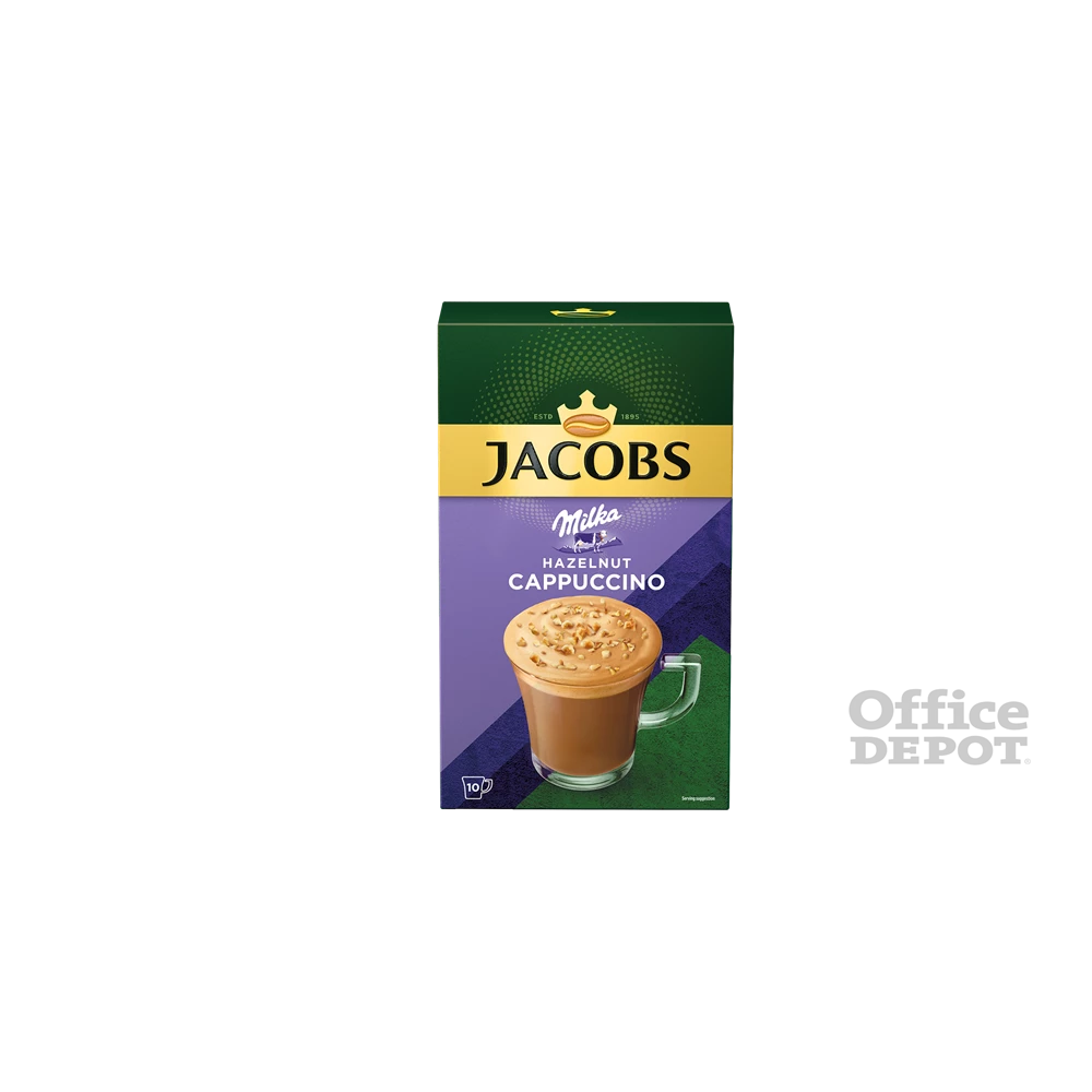 Douwe Egberts Jacobs Cappuccino Milka-Mogyorós 8x16,5g instant kávékeverék csomag