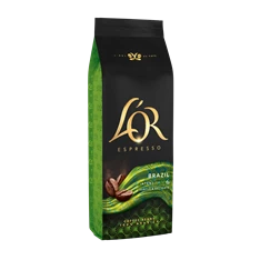 Douwe Egberts L`OR Espresso Brazil 500 g szemes kávé Douwe Egberts L`OR Espresso Brazil 500 g szemes kávé