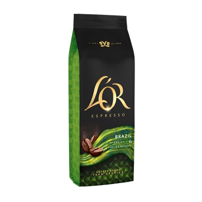 Douwe Egberts L`OR Espresso Brazil 500 g szemes kávé Douwe Egberts L`OR Espresso Brazil 500 g szemes kávé