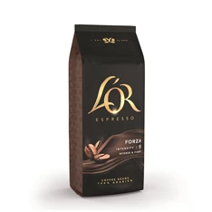 Douwe Egberts L`OR Espresso Forza 1000 g szemes kávé Douwe Egberts L`OR Espresso Forza 1000 g szemes kávé