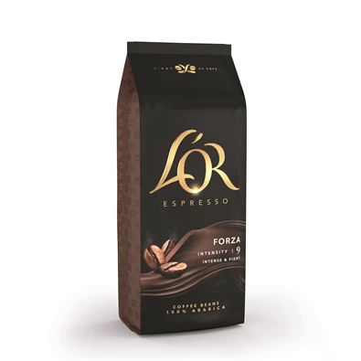 Douwe Egberts L`OR Espresso Forza 1000 g szemes kávé Douwe Egberts L`OR Espresso Forza 1000 g szemes kávé