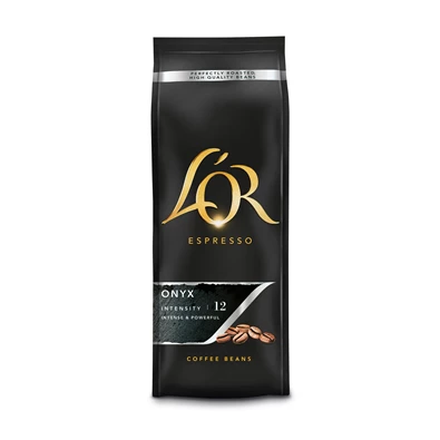 Douwe Egberts L`OR Espresso Onyx 500 g szemes kávé Douwe Egberts L`OR Espresso Onyx 500 g szemes kávé