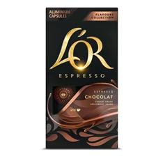 Douwe Egberts L`OR csokoládé Nespresso kompatibilis 10db kávékapszula Douwe Egberts L`OR csokoládé Nespresso kompatibilis 10db kávékapszula
