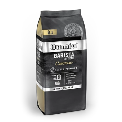 Douwe Egberts Omnia Barista Editions Cremoso 900 g szemes kávé Douwe Egberts Omnia Barista Editions Cremoso 900 g szemes kávé