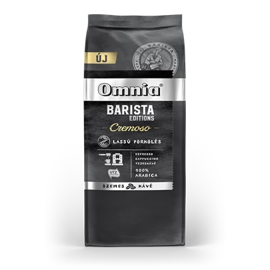 Douwe Egberts Omnia Barista Editions Cremoso 900 g szemes kávé Douwe Egberts Omnia Barista Editions Cremoso 900 g szemes kávé