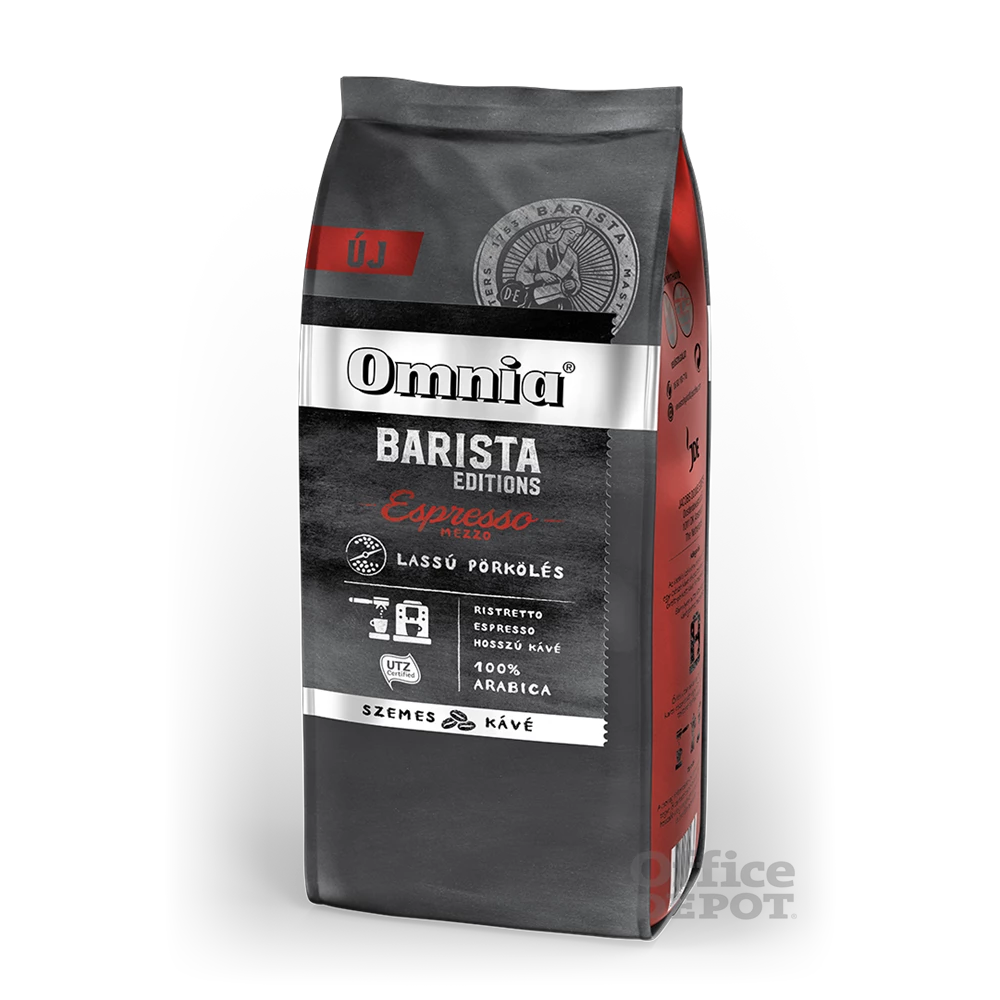 Douwe Egberts Omnia Barista Editions Espresso Mezzo 900 g szemes kávé