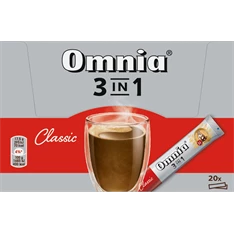 Douwe Egberts Omnia Classic 3in1 20x11,1g instant kávékeverék csomag Douwe Egberts Omnia Classic 3in1 20x11,1g instant kávékeverék csomag