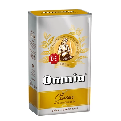 Douwe Egberts Omnia Classic 500 g pörkölt-őrölt kávé Douwe Egberts Omnia Classic 500 g pörkölt-őrölt kávé