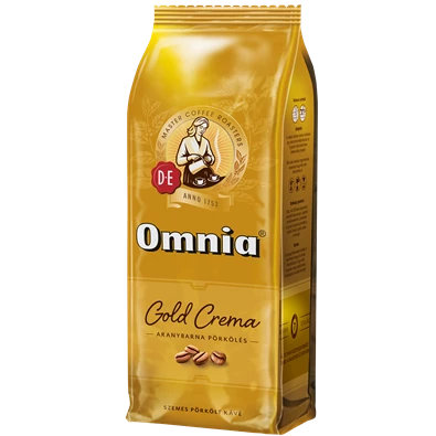 Douwe Egberts Omnia Gold 1000 g szemes kávé Douwe Egberts Omnia Gold 1000 g szemes kávé