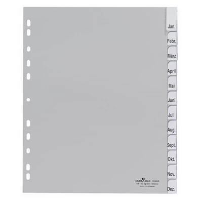 Durable 12 részes PP XXL elválasztólap Durable 12 részes PP XXL elválasztólap