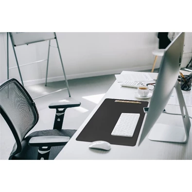 Durable  530x400mm lekerekített szélű fekete asztali könyöklő