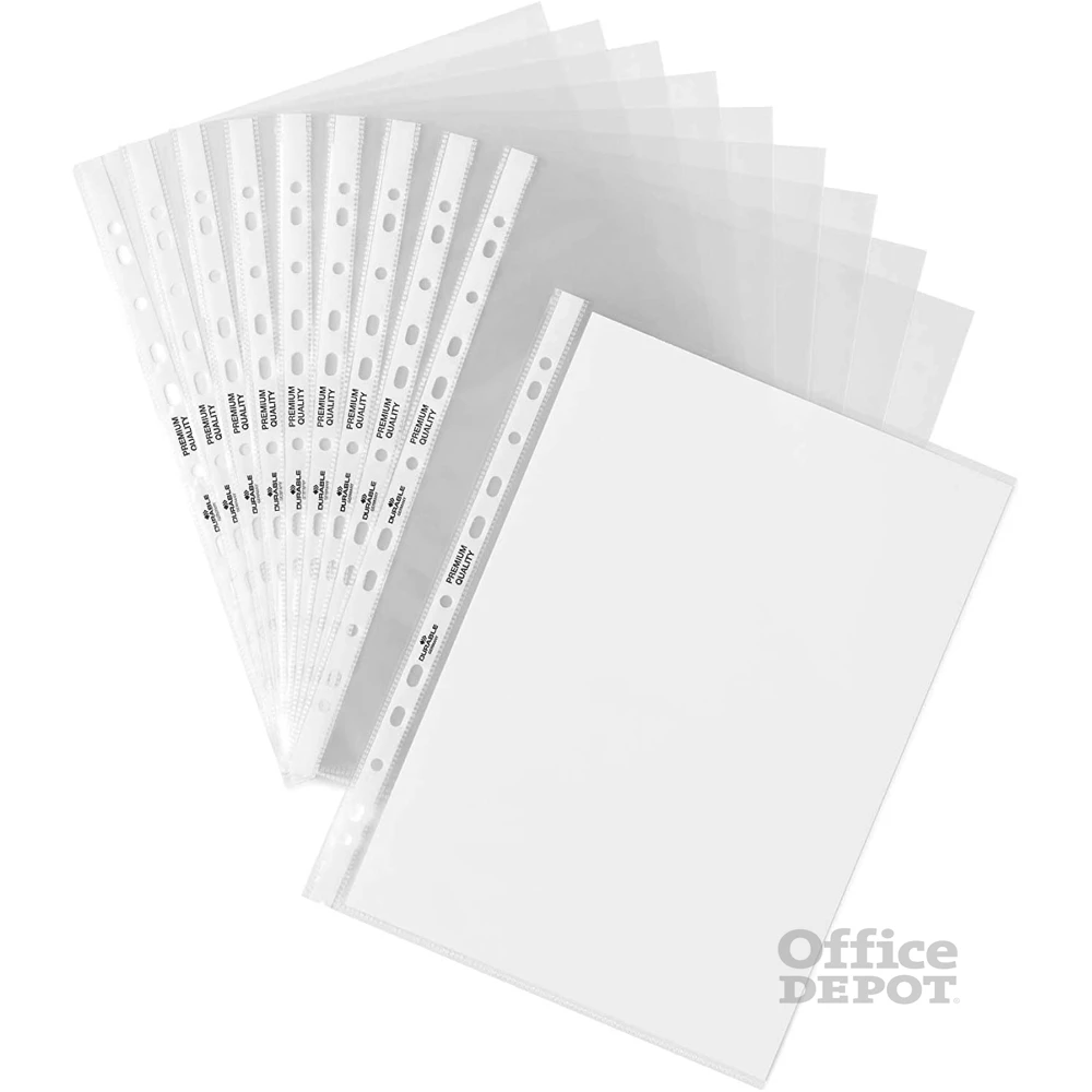 Durable A4 80mic 100db-os víztiszta lefűzhető genotherm