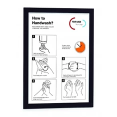 Durable Duraframe A4 2db fekete öntapadó információs keret