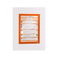 Durable Duraframe A4 2db narancssárga öntapadó információs keret
