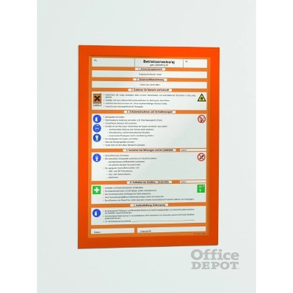 Durable Duraframe A4 2db zöld öntapadó információs keret