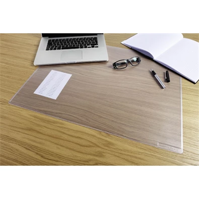 Durable Duraglas 530x400mm áttetsző asztali könyöklő Durable Duraglas 530x400mm áttetsző asztali könyöklő