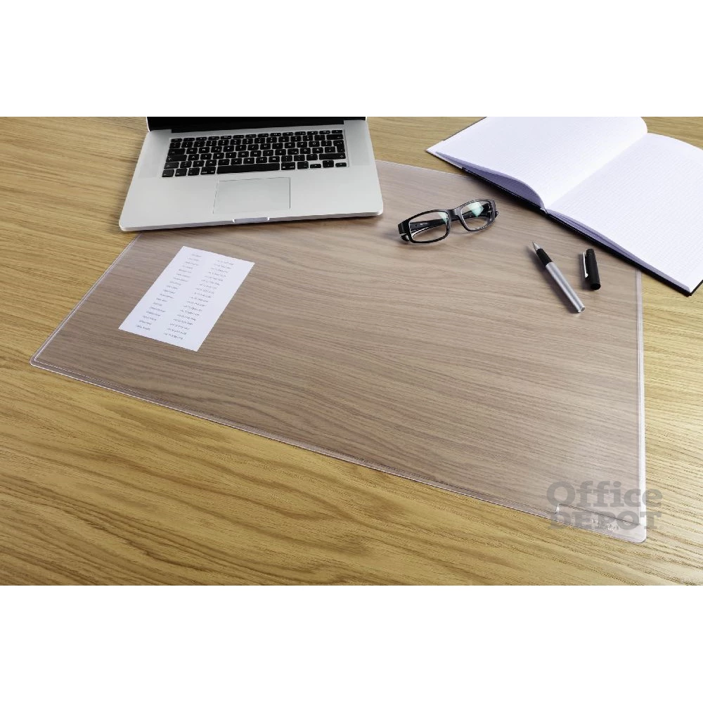 Durable Duraglas 530x400mm áttetsző asztali könyöklő