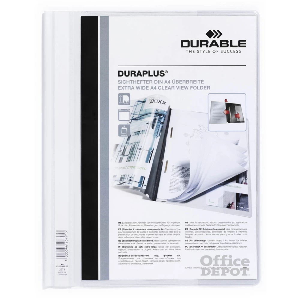 Durable Duraplus fehér gyorsfűző