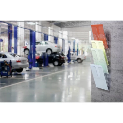 Durable Flexiplus A4 6 rekeszes átlásztó prospektustartó Durable Flexiplus A4 6 rekeszes átlásztó prospektustartó