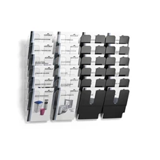 Durable Flexiplus A4 6 rekeszes fekete prospektustartó Durable Flexiplus A4 6 rekeszes fekete prospektustartó