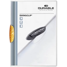 Durable Swingclip A4 30lapos narancssárga clip-mappa Durable Swingclip A4 30lapos narancssárga clip-mappa