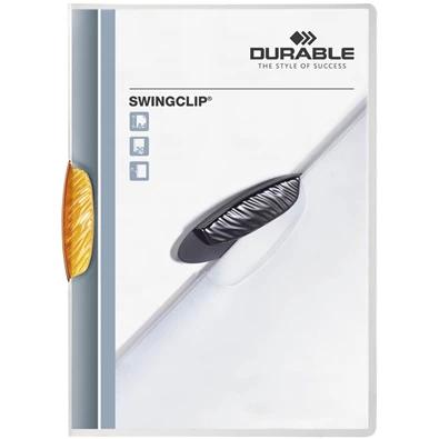 Durable Swingclip A4 30lapos narancssárga clip-mappa Durable Swingclip A4 30lapos narancssárga clip-mappa