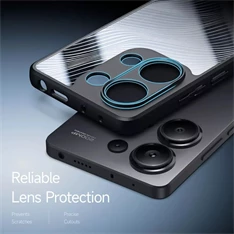 Dux Ducis Aimo DD008683 Xiaomi Redmi Note 13 Pro 4G/Poco M6 PRO 4G fekete/átlátszó hátlap Dux Ducis Aimo DD008683 Xiaomi Redmi Note 13 Pro 4G/Poco M6 PRO 4G fekete/átlátszó hátlap