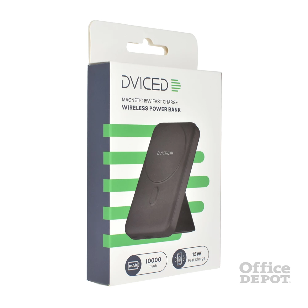 Dviced DV400001 10000mAh fekete powerbank