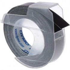 Dymo 3D 9mmx3m fekete műanyag szalag Dymo 3D 9mmx3m fekete műanyag szalag
