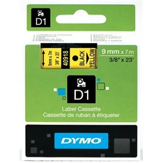 Dymo D1 9mmx7m fekete/sárga feliratozógép szalag Dymo D1 9mmx7m fekete/sárga feliratozógép szalag