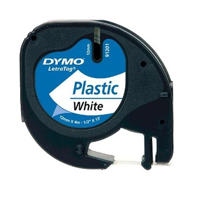 Dymo LT 4m műanyag fehér feliratozógép szalag Dymo LT 4m műanyag fehér feliratozógép szalag