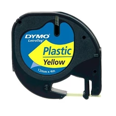 Dymo LT 4m műanyag sárga feliratozógép szalag Dymo LT 4m műanyag sárga feliratozógép szalag