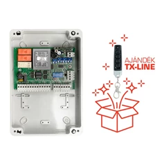 ECO-2 433MHz univerzális vevővel/2x350W/kétmotoros vezérlés + TX-LINE távadó ECO-2 433MHz univerzális vevővel/2x350W/kétmotoros vezérlés + TX-LINE távadó