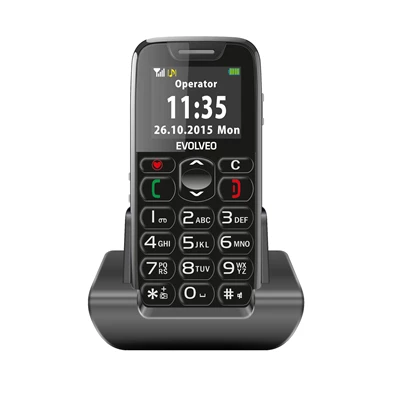 Evolveo Easyphone EP-500 1,8" fekete mobiltelefon Evolveo Easyphone EP-500 1,8" fekete mobiltelefon